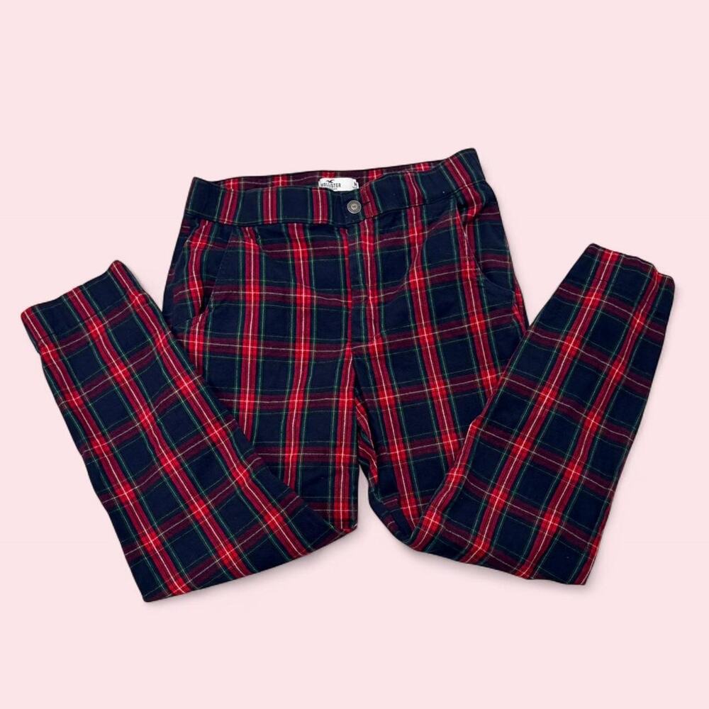 Hollister size medium plaid scene queen pants dark academia y2k emo punk steam